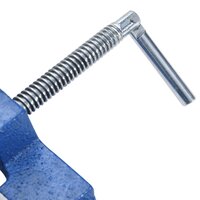 Bankschroef voor kolomboormachine 121 mm gietijzer blauw