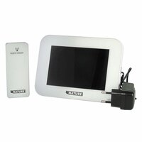 Weerstation digitaal H12,5 x 17,5 x 2,5 cm wit
