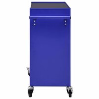 Gereedschapswagen met 4 lades staal blauw