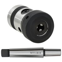 Tapboorkop B18 met MT3 schacht voor schroefdraad M3-M16