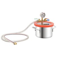 Vacu&uuml;mkamer met 2-traps pomp 3,7 L