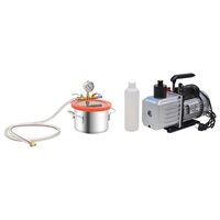 Vacu&uuml;mkamer met 2-traps pomp 3,7 L