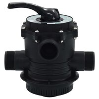Multipoortventiel voor zandfilter 6-weg 1,5&amp;quot; ABS