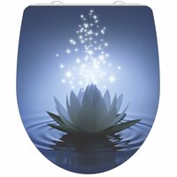 Toiletbril met soft-close WATER LILY duroplast hoogglans