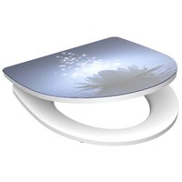 Toiletbril met soft-close WATER LILY duroplast hoogglans