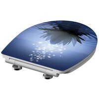 Toiletbril met soft-close WATER LILY duroplast hoogglans