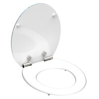 Toiletbril met soft-close SHELL HEART MDF hoogglans