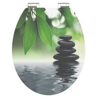 Toiletbril met soft-close OASIS MDF hoogglans