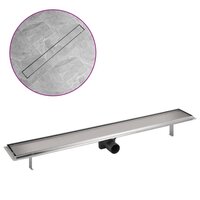 Doucheafvoer rechthoekig 930x140 mm roestvrij staal