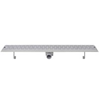 Doucheafvoer 2 st rechthoekig lijn 930x140 mm roestvrij staal