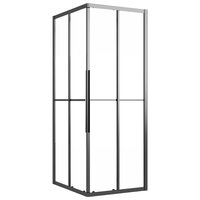 Douchecabine 80x70x180 cm mat ESG zwart