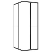 Douchecabine 80x70x180 cm mat ESG zwart