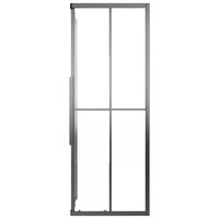 Douchecabine 80x70x180 cm mat ESG zwart