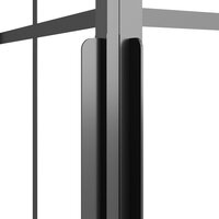 Douchecabine 70x70x180 cm mat ESG zwart