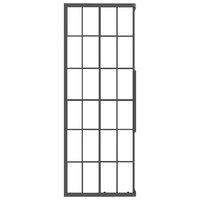 Douchecabine 80x80x180 cm mat ESG zwart