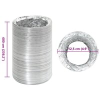 Ventilatieslang &Oslash;12,5 cm 6 m aluminium