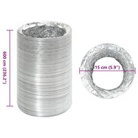 Ventilatieslang &Oslash;15 cm 6 m aluminium