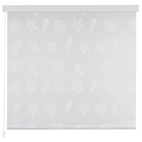 Rolgordijn voor douche 100x240 cm zeester
