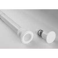 Douchegordijnstang telescopisch 70-115 cm wit 55101