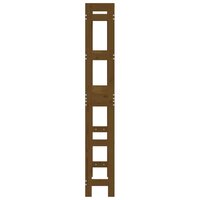 Toiletrek 63x26x171 cm massief grenenhout honingbruin