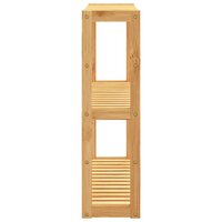 Badkamerrek 3-laags wandmontage 60x15x54 cm bamboe