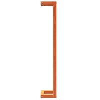 Handdoekenrek 23x18x110 cm massief grenenhout wasbruin