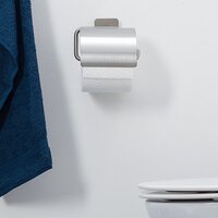 Toiletrolhouder Onu met deksel roestvrij staal