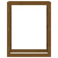 Haardhoutrek 80x25x100 cm massief grenenhout honingbruin
