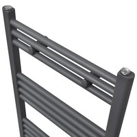 Radiator / handdoekenrek recht 500x764 mm grijs