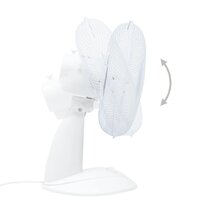 Tafelventilator 3 snelheden 40 W 30 cm wit
