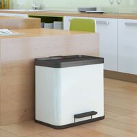Pedaalemmer Oko Duo Plus maat L 17+9 L wit 0630-230