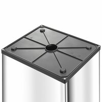 Afvalbak Big-Box Swing maat L 35 L roestvrij staal 0840-111