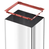 Afvalbak Big-Box Swing maat L 35 L roestvrij staal 0840-111