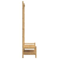 Kledingrek met schappen 103x40x183 cm bamboe