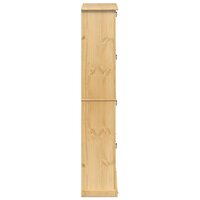 Schoenenkast Corona 99x32x163,5 cm massief grenenhout
