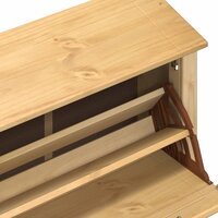 Schoenenkast Corona 99x32x163,5 cm massief grenenhout