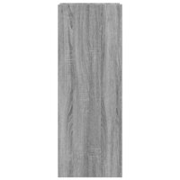 Schoenenkast 52x37,5x100 cm bewerkt hout grijs sonoma eiken