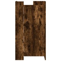Schoenenkast 52x37,5x100 cm bewerkt hout gerookt eikenkleurig
