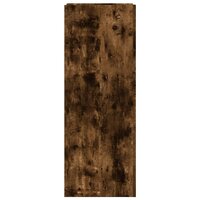 Schoenenkast 52x37,5x100 cm bewerkt hout gerookt eikenkleurig