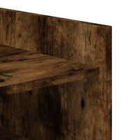 Schoenenkast 74,5x37,5x100 cm bewerkt hout gerookt eikenkleurig