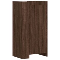 Schoenenkast 52x37,5x100 cm bewerkt hout bruin eikenkleurig