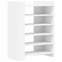 Schoenenkast 74,5x37,5x100 cm bewerkt hout wit