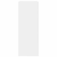 Schoenenkast 74,5x37,5x100 cm bewerkt hout wit