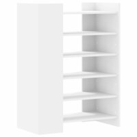 Schoenenkast 74,5x37,5x100 cm bewerkt hout wit