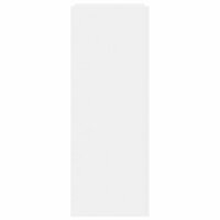 Schoenenkast 52x37,5x100 cm bewerkt hout wit