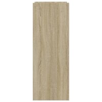 Schoenenkast 52x37,5x100 cm bewerkt hout sonoma eikenkleurig