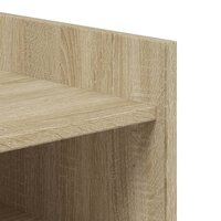 Schoenenkast 52x37,5x100 cm bewerkt hout sonoma eikenkleurig