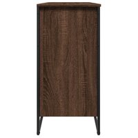 Schoenenkast 80x38x78 cm bewerkt hout bruin eikenkleurig