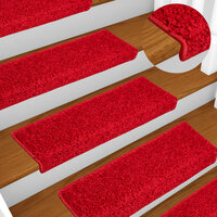 Trapmatten 10 st 65x21x4 cm rood