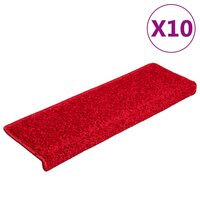 Trapmatten 10 st 65x21x4 cm rood